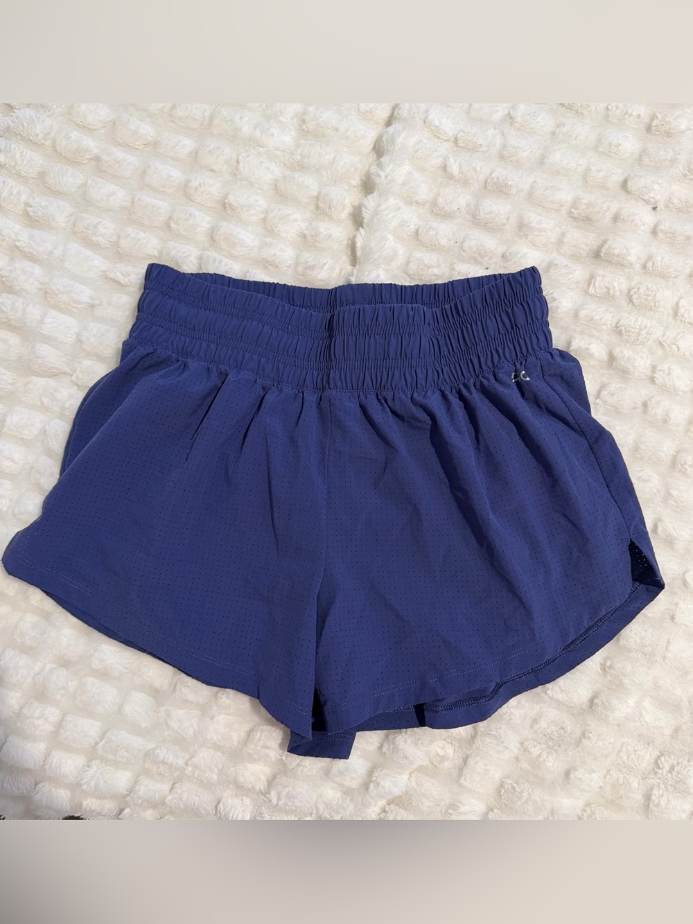 DSG Women's Navy Athletic Shorts with Elastic Waistband